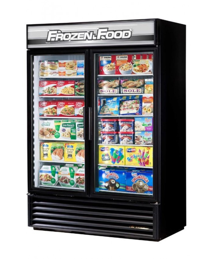 2 Glass Door Reach-in Freezer (True)